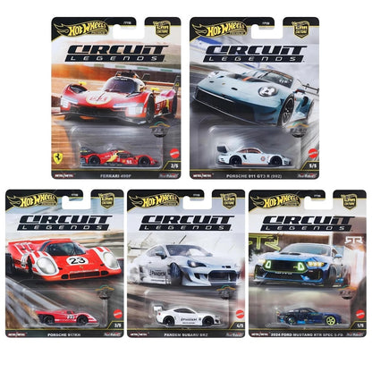 Hot Wheels Original Ferrari 499P Nº 0 Itens Ocultos Track Legend Série Car Culture 2025 Caixa K (Mix 5) Premium Die-Cast 1:64
