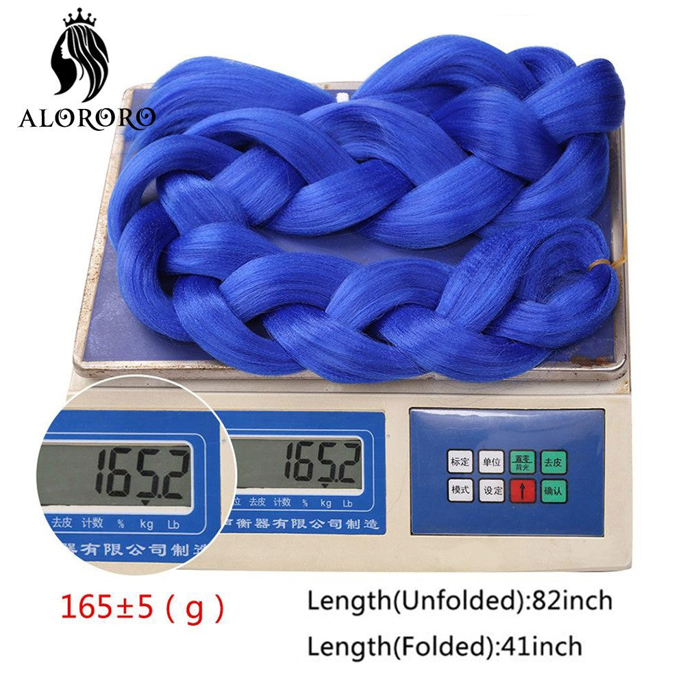 Cabelo Trançado Sintético Jumbo Alororo 82 polegadas Cabelo Falso Africano Fibra de Alta Temperatura Roxo Vermelho Extensões de Cabelo para Mulheres