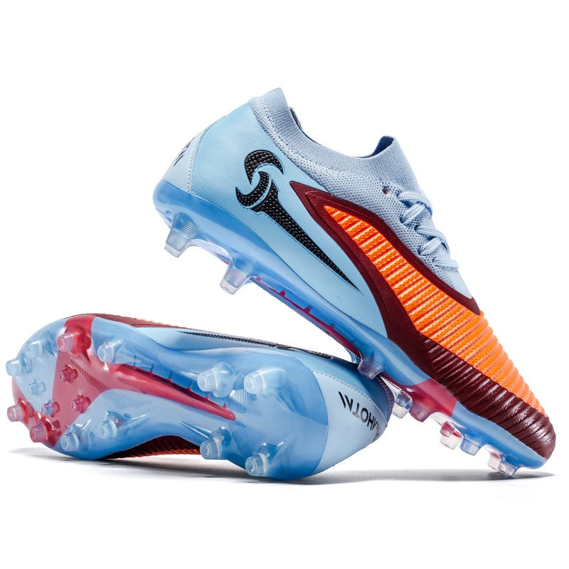 High Quality Mens Soccer Shoes TF/FG Training Football Sneakers Ultralight Non-Slip Turf Soccer Cleats Chuteira Campo 35-45