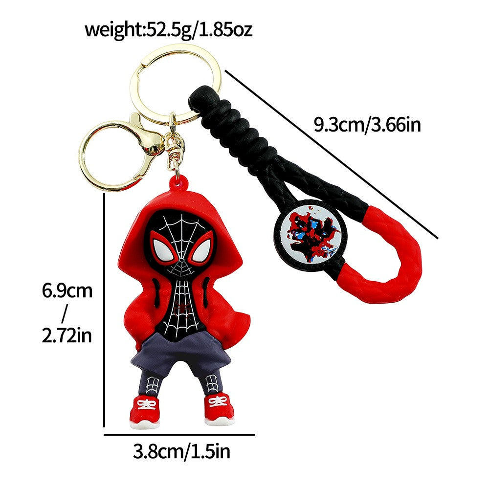 Marvel Spider Man Boneco Fofo Widget Bonecos de Ação Vingadores Homem de Ferro Capitão América Chaveiro Bolsa Chaveiro Widget Presentes de Aniversário