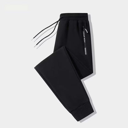 Calça casual masculina primavera e outono nova solta reta calça comprida calça jogger esportiva da moda