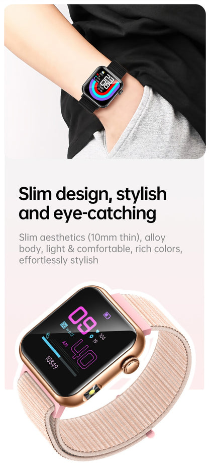 2025 Novo Smartwatch Feminino de LED com IA, Diagnóstico Inteligente, Monitor de Saúde HRV+PPG, Pressão Arterial, Oxigênio no Sangue, IP68, NFC?