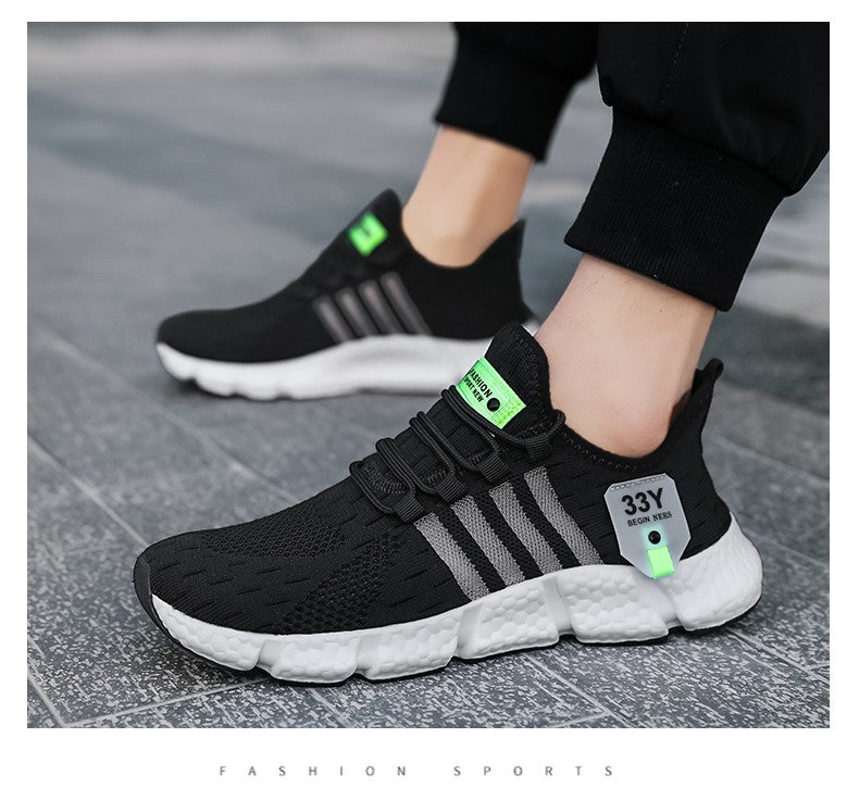 Sapatos Masculinos de Malha Respirável Modernos Leves para Caminhada Tamanhos Grandes Tênis Masculino de Tênis Tênis de Corrida ao Ar Livre Fitness 2024