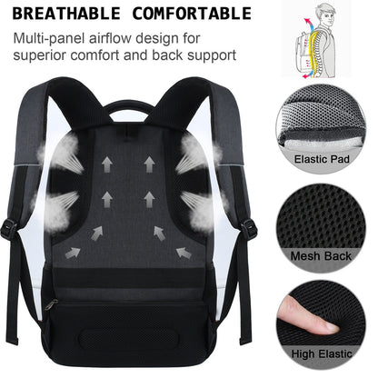 Mochila Masculina de Viagem Bolsa Fotográfica Lente de Câmera Externa Preta Ergonômica para Laptop de Grande Capacidade Impermeável para Montanhismo
