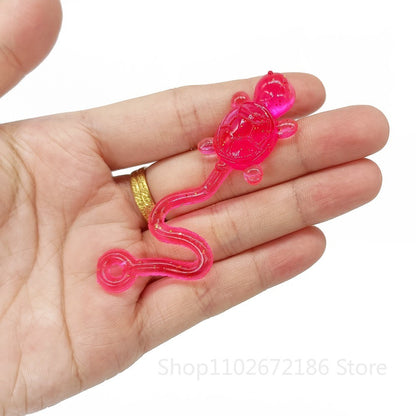 12/24/36 PcsTPR Soft Glue Color Sticky Gold Powder Turtle for Children's Birthday Baby Shower Festival Party Gifts, Gift Rewards