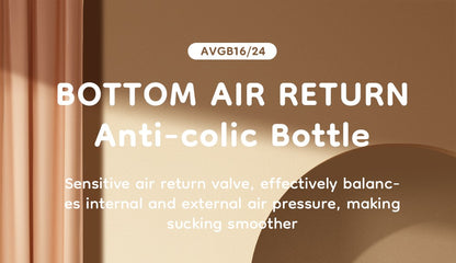 MAMIJOY  High boron silicon Glass milk bottle Wide caliber Newborn babies 0 to 6 months Glass milk bottle Anti-Colic BPA Free