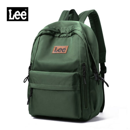 Mochila Leve LEE para Notebook 16 Polegadas Feminina Masculina Oxford, Bolsa Escolar de Ensino Médio de Grande Capacidade, Mochila de Estudante Universitário Adolescente