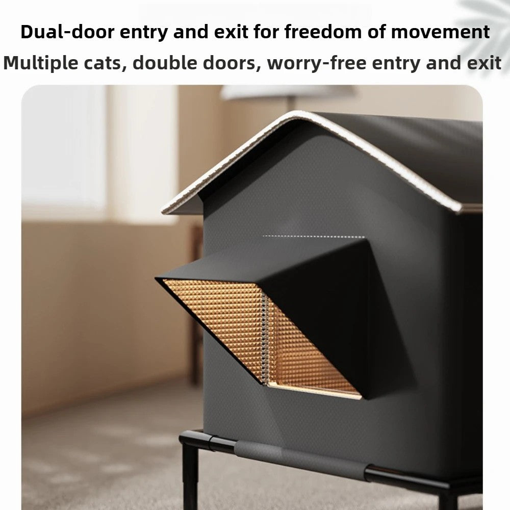 Winter Warm Cat Bed Outdoor All Season Durable Heat Retention Pet House for Cats Dogs Amazon Best Seller
