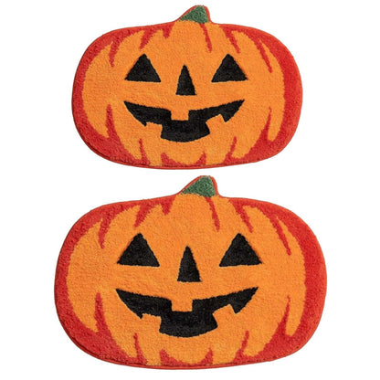 Halloween Shaped Imitation Cashmere Floor Mats Absorbent Bathroom Horror Entrance Door Mat Home Decoration