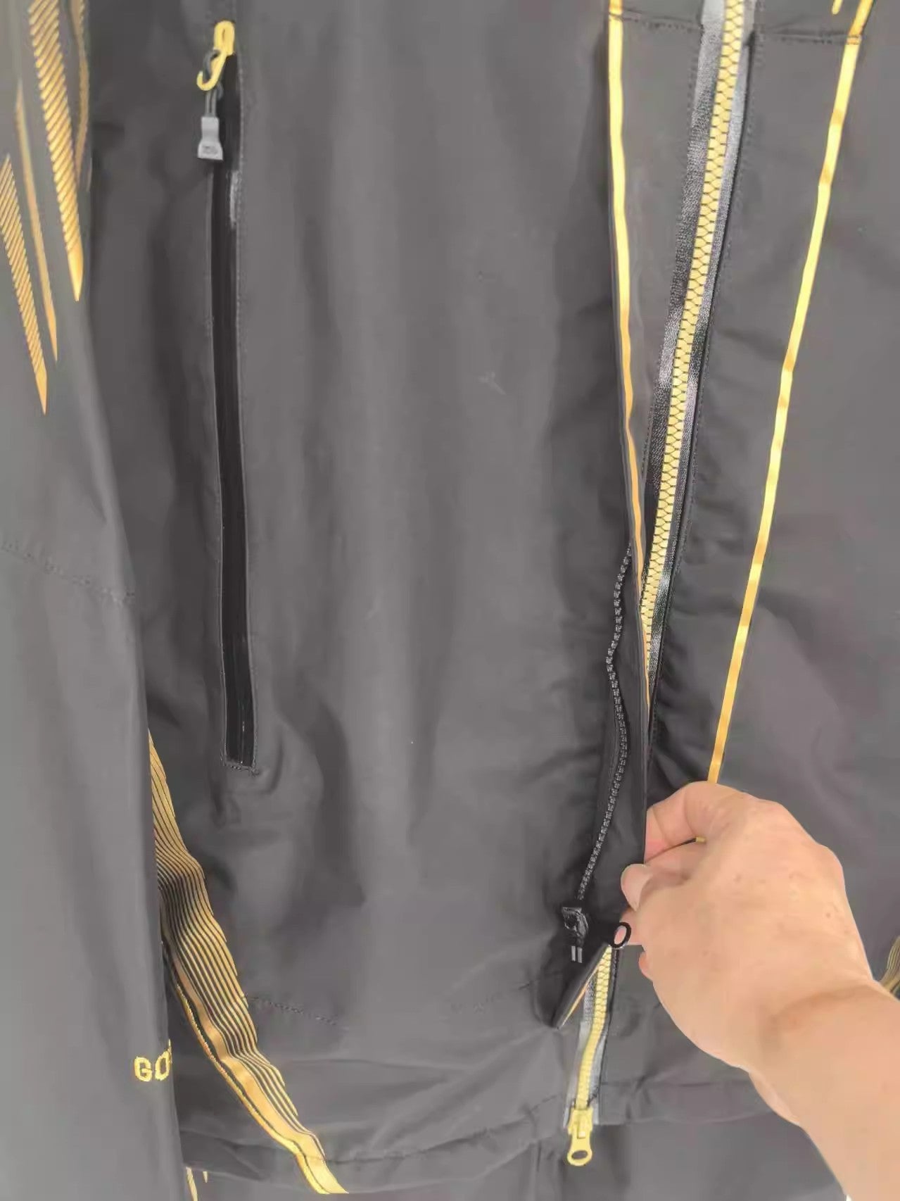 Jaqueta e calça de pesca DW à prova d'água, trajes de lã quente GOTX com logotipo, DR-1008T, conjunto de roupas de inverno, novo, 2 peças