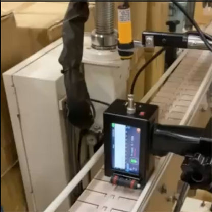 YS300 12,7mm Impressora a Jato de Tinta Térmica Portátil, com Jato Manual, para Códigos de Data, Números, Logos, Data de Vencimento e Etiquetas em Plástico e Papelão, em Inglês