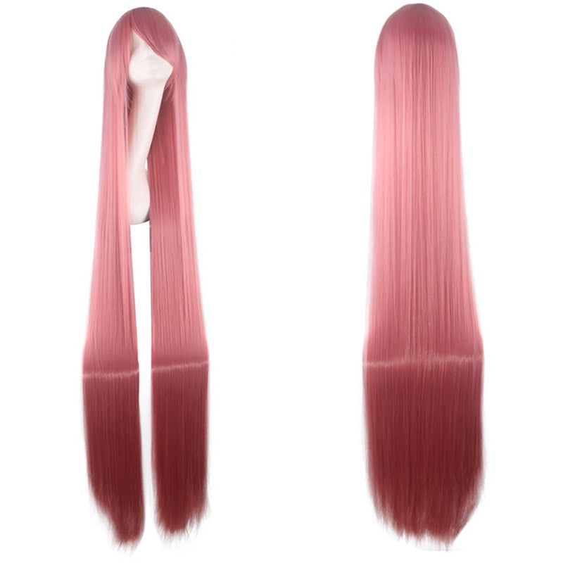 cosplay wig, ancient costume, men and women, long straight hair, anime, colored hair Synthetic fiber wig