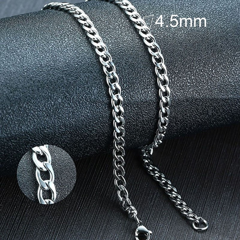 Vnox Colar Masculino Cubano Elo Corrente Aço Inoxidável Preto Cor de Ouro Gargantilha Masculina Colar Joias Presentes para Ele