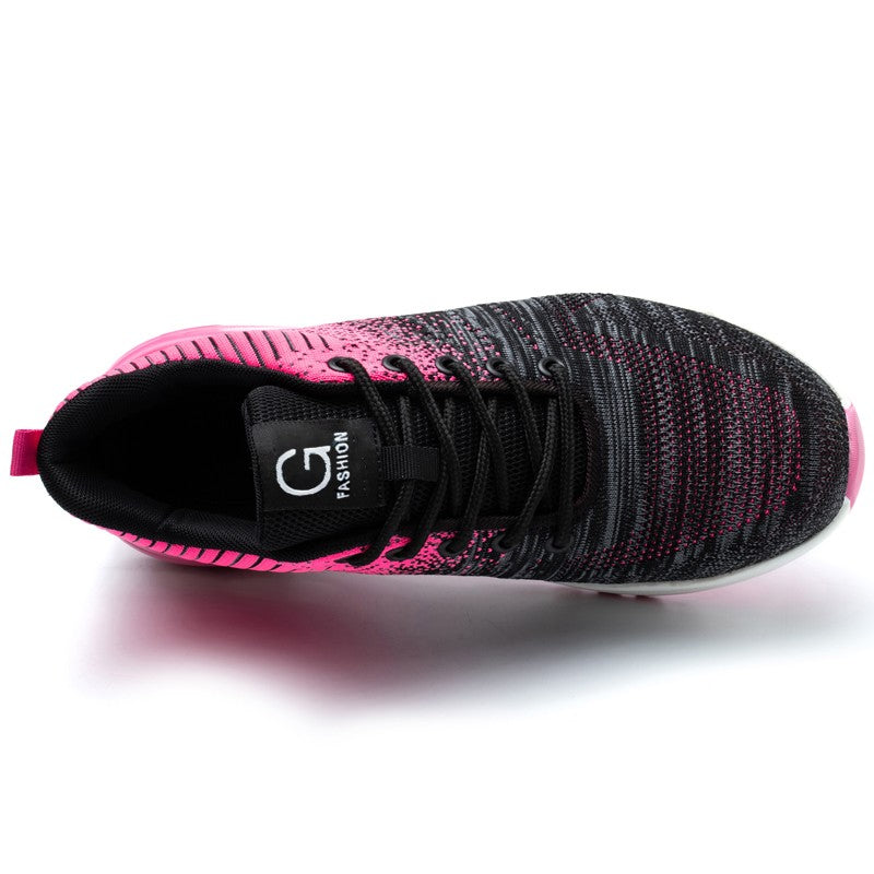 Steel Toe Puncture Resistant women Safety Shoes Breathable Comfortable Slip Resistant  Work Shoes Lightweight Tread Sneakers ?