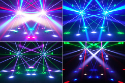150W Moving Head Light 360°Rotation Disco Ball Beam Stage Light DMX512 4in1 RGBW DJ led lights For Party Christmas Event