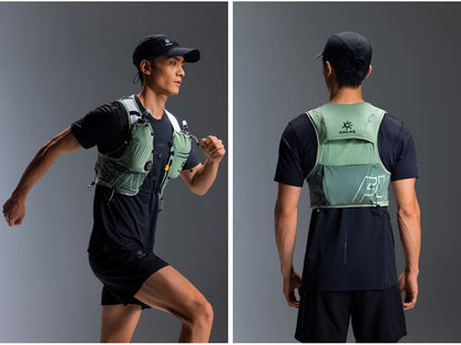 KAILAS FUGA AIR 8L Unisex Travel Marathon Trail Running Hiking Cycling Backpacks  with Dual Soft Water Bottles KA2554005