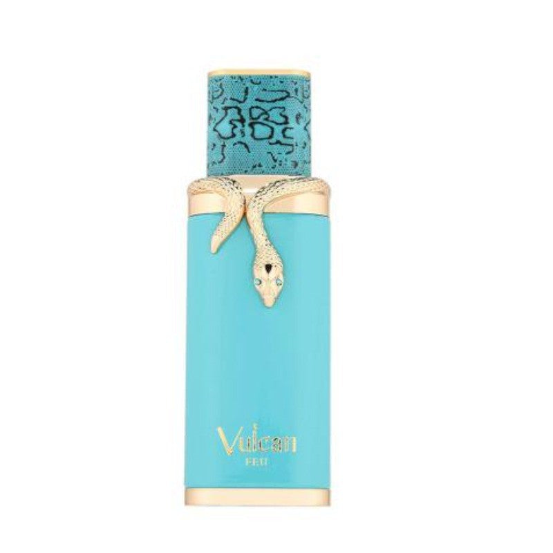 French Avenue Vulcan Feu Eau de Parfum Spray 100ml Perfumes Árabes Originais Perfume Floral Duradouro com Feromônios Colônia Maquiagem 3.4 Fl Oz