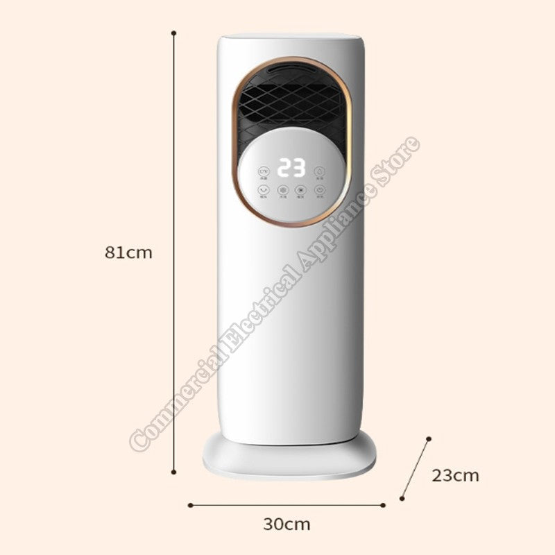 Ventilador de Ar de Duplo Uso Frio e Quente, Refrigeração e Aquecimento Integrados, Mini Ar Condicionado Portátil
