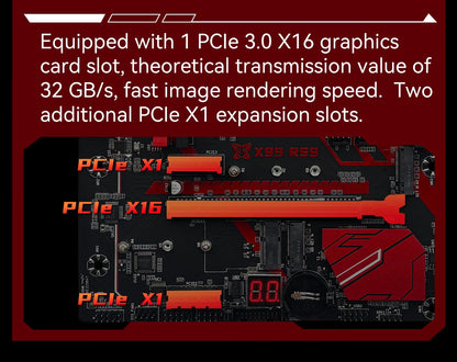 Placa-mãe MACHINIST X99 RS9 LGA 2011-3 Intel Xeon E5 2680 V4 CPU e kit opcional de memória RAM DDR4 16 GB com quatro canais USB3.0