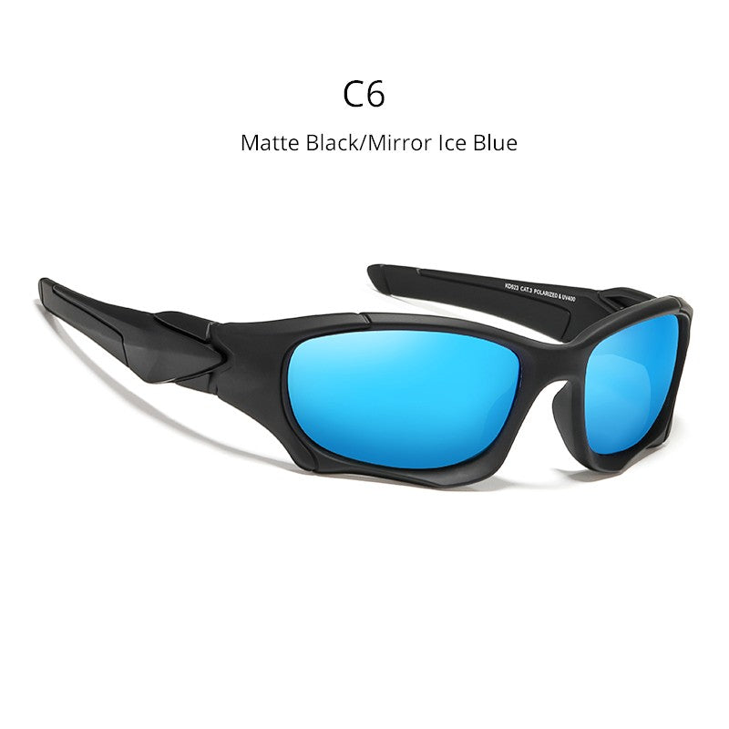 KDEAM Óculos de Sol Polarizados para Esportes ao Ar Livre Masculino Armação Curva Lente Resistente a Estresse Óculos de Sol Feminino KD0623