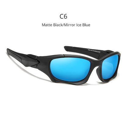 KDEAM Óculos de Sol Polarizados para Esportes ao Ar Livre Masculino Armação Curva Lente Resistente a Estresse Óculos de Sol Feminino KD0623