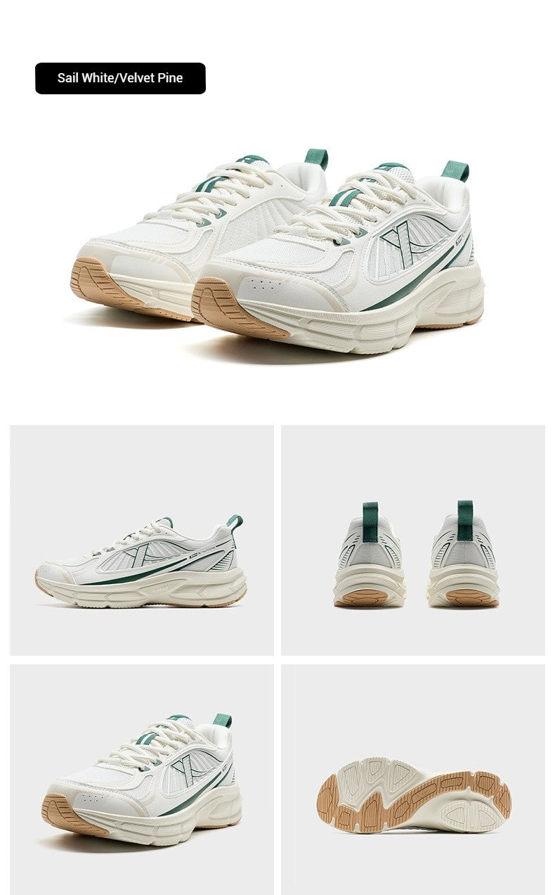 Xtep Juechen 6.0 Vintage Running Shoes Male 2025 Spring Shock Absorption Sports Shoes Street Daily Leisure Sneakers 875119110027