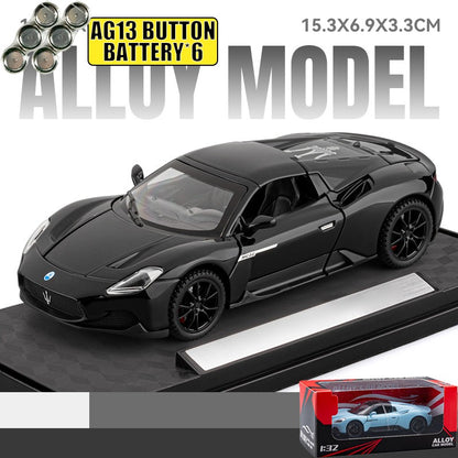 1:32 Maserati MC20 Supercar Alloy Diecast Model Car Boy’s High Simulation Miniature Holiday Present & Home Trendy Ornament Toys
