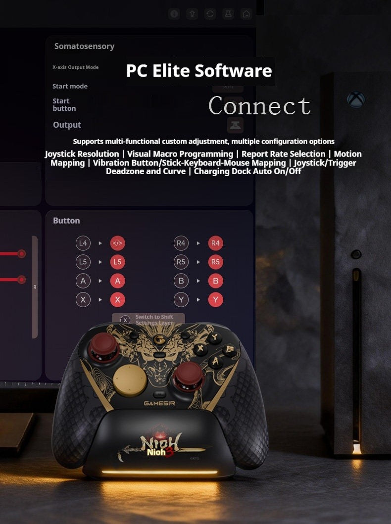 G7 Pro 8K Gamepad Nioh3 Edition Wireless for Gaming Controller JS13Pro TMR Rocker PC/SteamDeck/Switch2