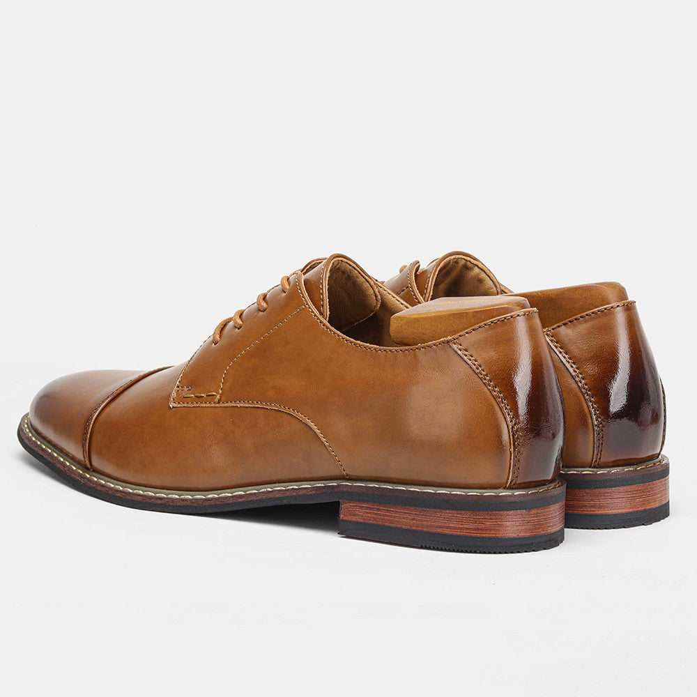 Men's Dress Shoes Fashion Comfortable 2025 Brand Leather Shoes Men