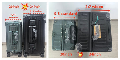 Luxury Suitcase High Quality Upgrade Thicken PC Material Rolling Luggage Aluminum Frame 20/24/26/28/30inch Travel Trolley Bags