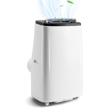 Ar Condicionado Portátil 14000BTU com Controle Remoto, 3 em 1 com Modos Seco e Ventilador para Ambientes de até 70m²