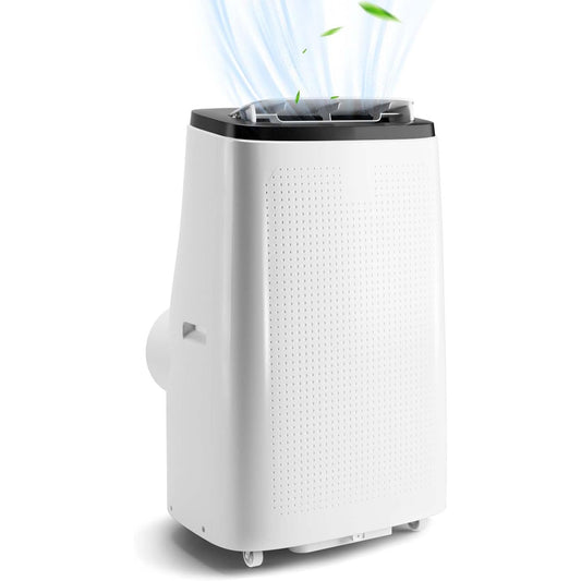 14000Btu Portable Air Conditioner with Remote Control,3-in-1 Air Conditioners with Dry & Fan Modes Room Cooling Up to 750 sq ft