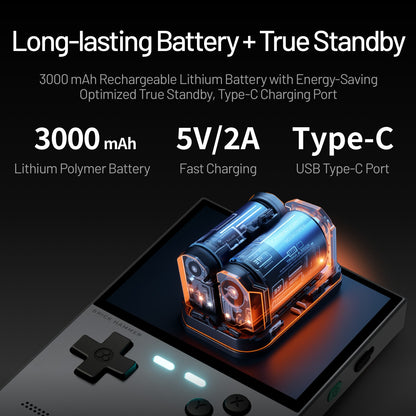 Metal Body Trimui Brick Hammer Console - 3.2" Ultra-Clear IPS Screen 3000mAh Open Source Handheld Retro Game Machine best Gift