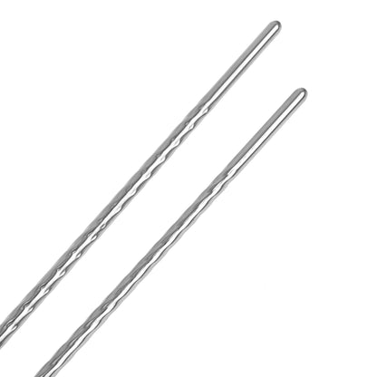 Varetas de Culinária Longas para Cozinha, Hashi de Metal, Utensílios de Cozinha, Hashi Doméstico, Prático