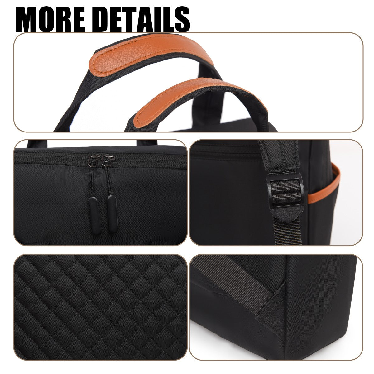 Mochila Coreana Mommy Bag, Mochila Simples de Nylon de Grande Capacidade para Universitários Masculinos e Femininos, Bolsa para Laptop, Mochila de Viagem, Bolsa para Conferências de Embarque
