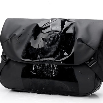Minimalist Black Men's Shoulder Bag Male High Quality Waterproof Briefcase Crossbody Bag Business Style Messenger Bags for Men
