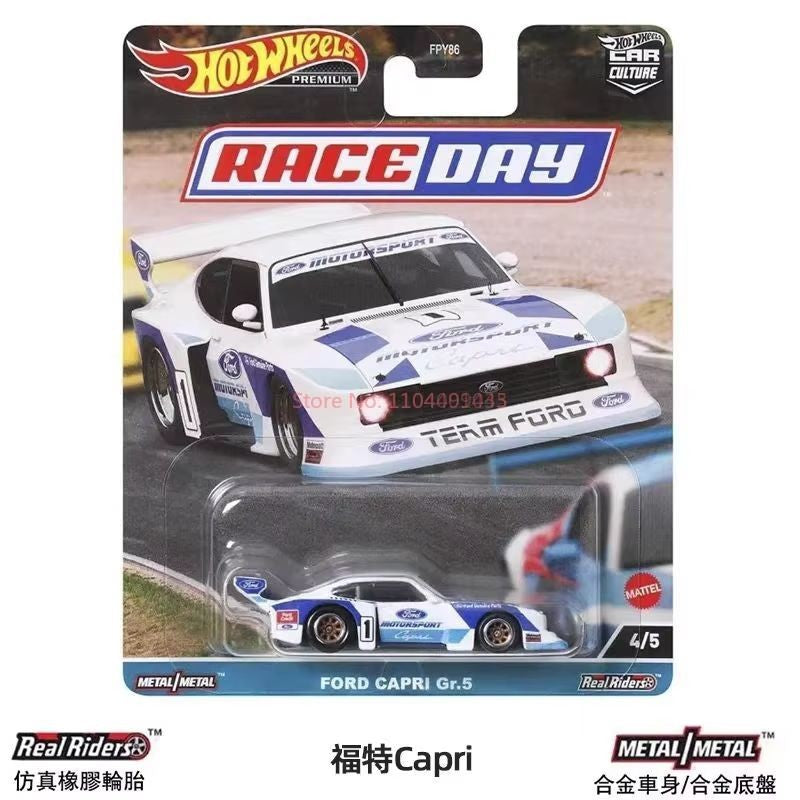 Miniatura Hot Wheels Edição Limitada Carro Esportivo de Liga Leve Série Race Day Coleção de Carrinhos de Brinquedo Modelo de Alta Qualidade Presentes Infantis de Feriado