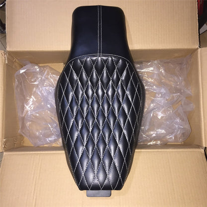 Assento de Couro Sintético (PU) de Motocicleta para Piloto e Garupa Dianteiro Traseiro para Harley Sportster XL Iron 883 1200 48 Forty-Eight 2004-2015 16