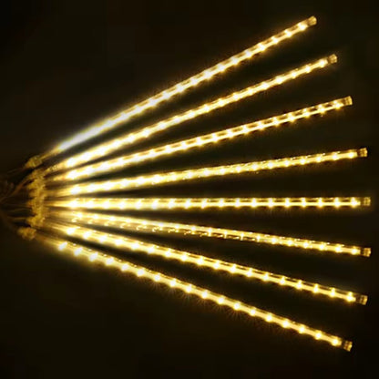 2026 30cm /50cm Waterproof Meteor Shower Rain 8 Tube LED String Lights For Outdoor Holiday Christmas Decoration Tree EU/US Plug
