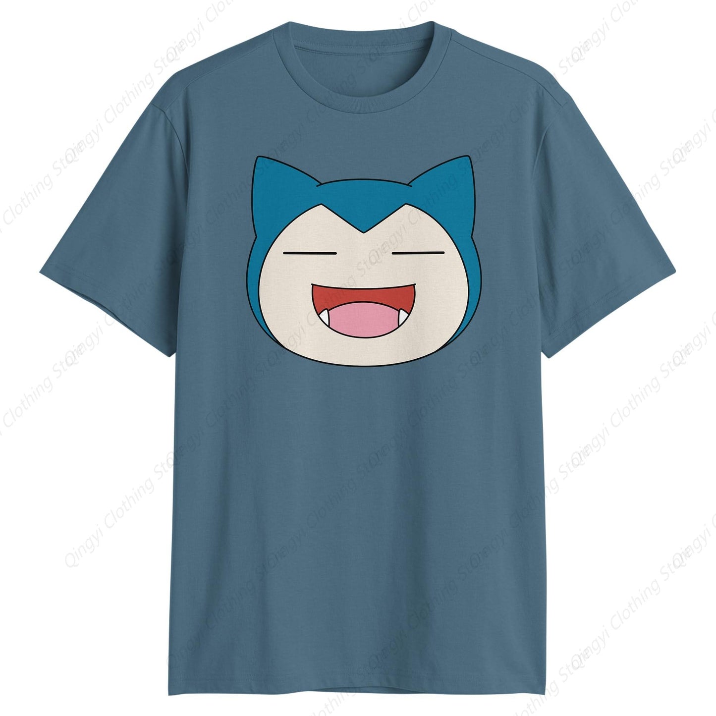 Big Face Snorlax Adult T-Shirt