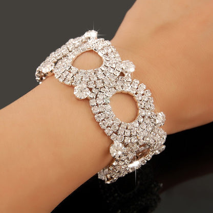 Novas Pulseiras de Berloques de Moda Prata 925 AAAAA Zircônia Cristal Feminino Pulseira Casamento Noivado Joias de Luxo