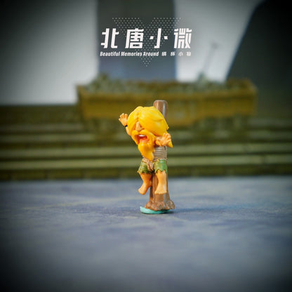 1:64 Metal Slug Genuine Tide Play Figura Snk Feita à Mão Metralhadora Pesada Lança-chamas Boneca Tanque Soldado Inimigo