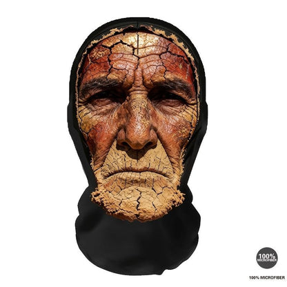 Red Soil Skull Mesh Mask — Stretchy, Breathable, and Suitable Stay Mysterious While Breathing Easy. Perfect for Halloween