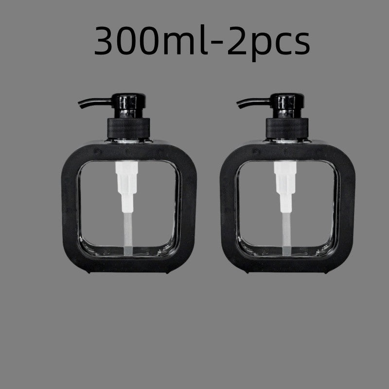 300/500ml Bathroom Soap Dispensers Refillable Lotion Shampoo Shower Gel Holder Portable Travel Dispenser Empty Bath Pump Bottle