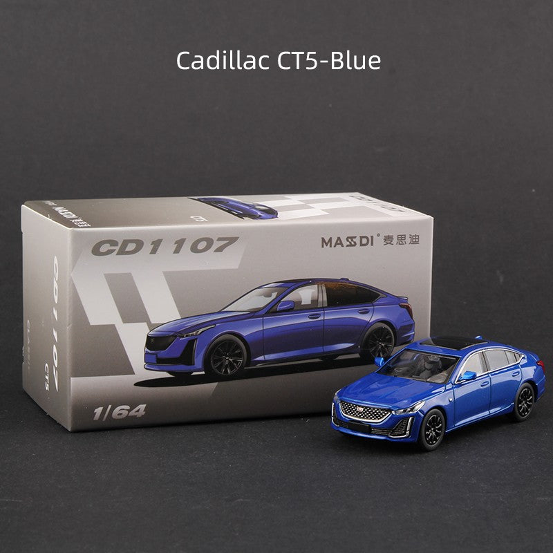 Massdi 1:64 Cadillac Escalade Carro Modelo CT5 CT6 Liga Miniatura Veículos Diecast Coleção de Brinquedos