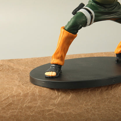 16cm Naruto Anime Figure Rock Lee Hyuuga Hinata Roubu Double Lion Fist Fighting Action Figure Collection Model Doll toys hobbie