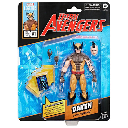 Marvel Legends Adam Warlock Banshee Daken Filho de Wolverine Ultimate Ironman Rom Miles Homem-Aranha Comic Retro Boneco de Ação de 15cm