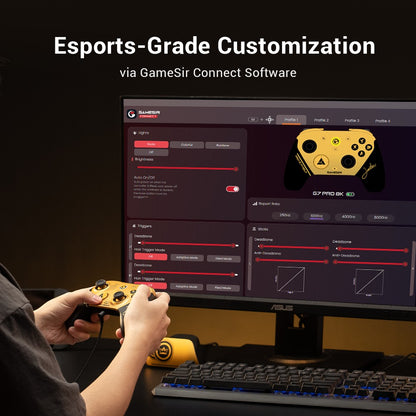 GameSir G7 Pro 8K Champion Edition Wireless Gaming Controller for Nintendo Switch 2, Android, iOS, PC, Steam, 8000Hz Gamepad