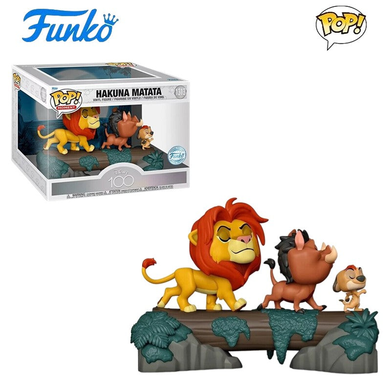 Rei Leão Boneco de Ação Funko Pop Hakuna Matata Edição Limitada Estatueta Decoração de Mesa Brinquedo Colecionável Presentes Originais