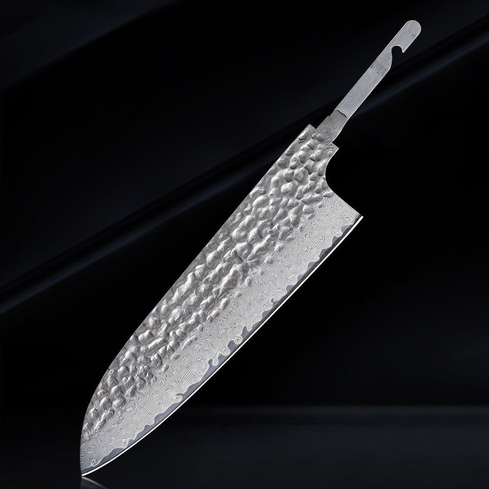 TURWHO Lâmina Crua de Faca de Chef Japonesa Aço Damasco Forjado à Mão DIY VG10 Kit de Facas de Cozinha Ferramentas para Fazer Facas Sem Cabo